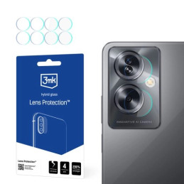 Szkło na obiektyw aparatu 3mk Lens Protection do Oppo A79 5G, 4szt