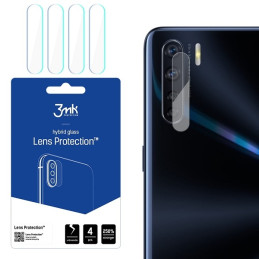 Szkło na obiektyw aparatu 3mk Lens Protection do Oppo A91, 4szt