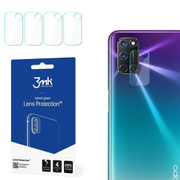 Szkło na obiektyw aparatu 3mk Lens Protection do Oppo A72, 4szt