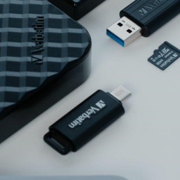 Pendrive Verbatim 64GB USB-C czarny