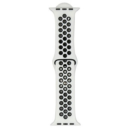 Beline pasek Apple Watch Sport Silicone 42/44/45/49mm biało-czarny