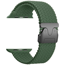 Pasek Beline Woven Nylon Parachute do Apple Watch 42/44/45/49mm oliwkowy