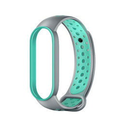 Beline pasek Design Mi Band 7/6/5 szaro-zielony