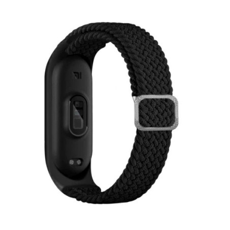 Pasek Beline Textile do Mi Band 7/6/5 czarny