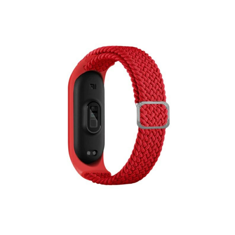 Pasek Beline Textile do Mi Band 7/6/5 czerwony