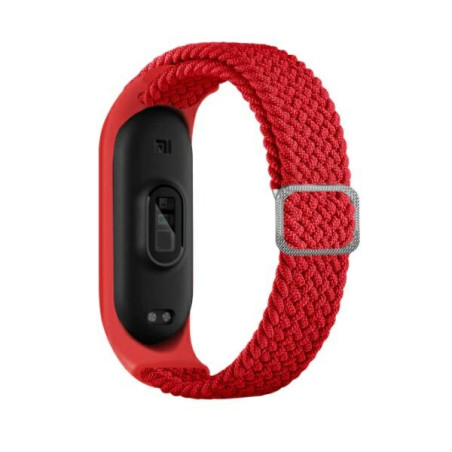 Pasek Beline Textile do Mi Band 7/6/5 czerwony
