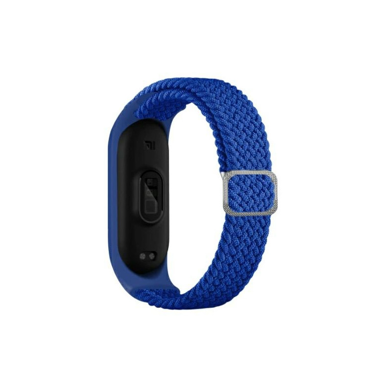Pasek Beline Textile do Mi Band 7/6/5 niebieski