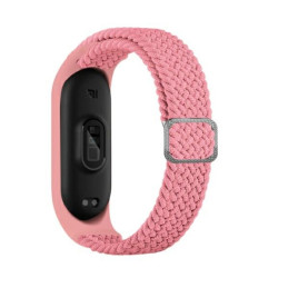 Pasek Beline Textile do Mi Band 7/6/5 róż