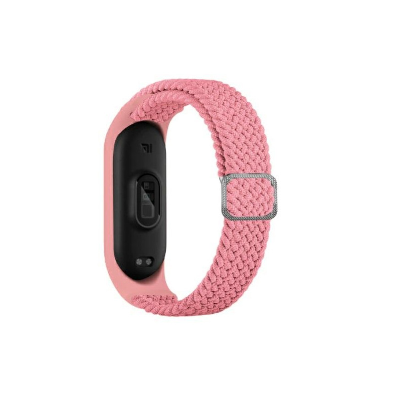 Pasek Beline Textile do Mi Band 7/6/5 róż