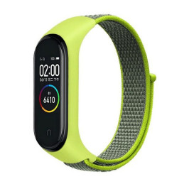 Pasek Beline NylonLoop do Mi Band 7/6/5/4/3 żółty