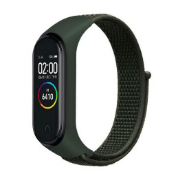 Pasek Beline NylonLoop do Mi Band 7/6/5/4/3 zielony