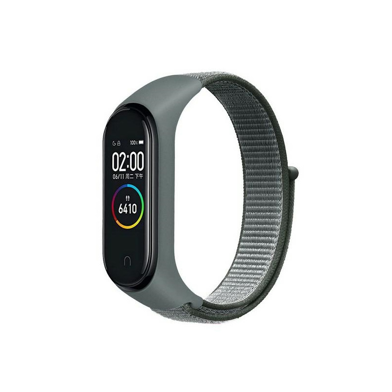 Pasek Beline NylonLoop do Mi Band 7/6/5/4/3 szary