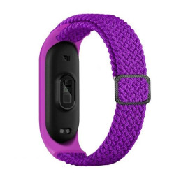Pasek Beline Nylon do Mi Band 9/8 fioletowy