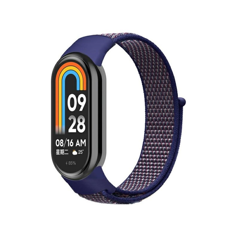 Pasek Beline NylonLoop do Mi Band 9/8 granatowy