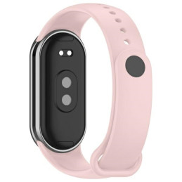 Pasek opaska Beline Simple do Mi Band 9 / 8 różowy