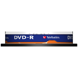 Płyta Verbatim DVD-R 4.7GB 16x AZO 10szt srebrny