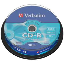 Płyta Verbatim CD-R 700MB 52x Extra Protection 10szt 