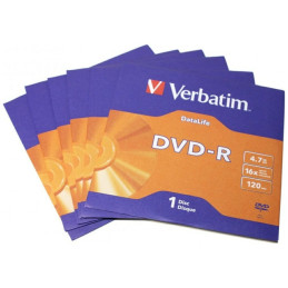 Płyta DVD-R Verbatim Daralife 4.7GB 1szt 16X  