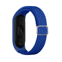 Pasek Beline do Mi Band 3/4 Textile niebieski