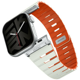 Pasek Skinarma Gemini do Apple Watch 42/41/40 mm jasnomiętowy