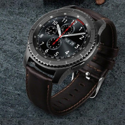 Uniwersalny pasek Beline GT Watch do zegarów 22mm ciemny brąz