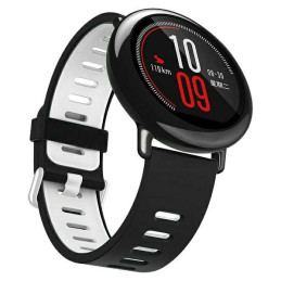 Beline pasek Watch 22mm Double Color Silicone czarno-biały
