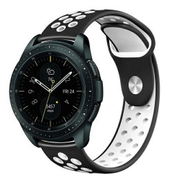 Beline pasek Watch 22mm Sport Silicone czarno-biały