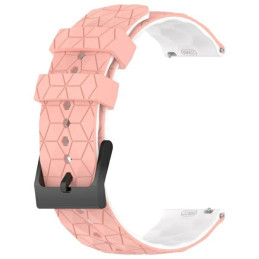 Uniwersalny pasek Beline Cube do zegarów 22mm różowy