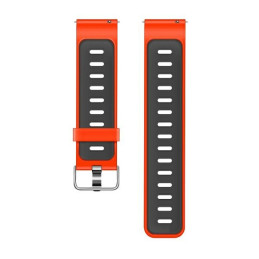 Pasek Beline Watch 20mm Double ColorSilicone czerwono-czarny