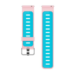 Pasek Beline Watch 20mm Double ColorSilicone różowo-niebieski
