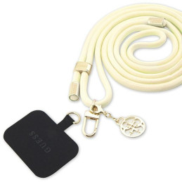 Uniwersalny pasek do telefonu Guess CBDY Cord, beżowy