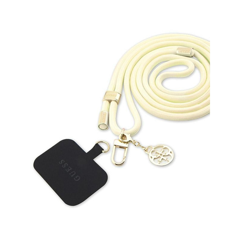 Uniwersalny pasek do telefonu Guess CBDY Cord, beżowy