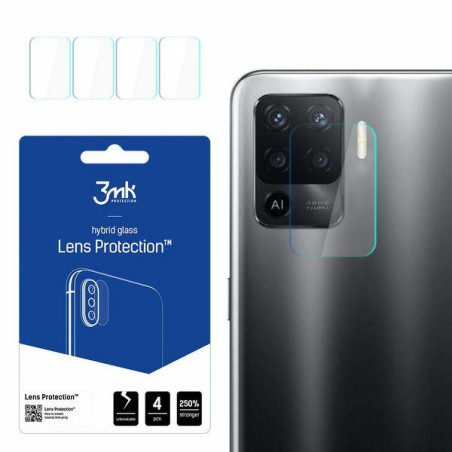 Szkło na obiektyw aparatu 3mk Lens Protection do Oppo Reno 5 Lite, 4szt