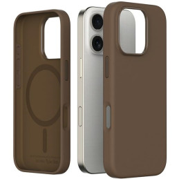 Etui Araree Typoskin M do MagSafe do  iPhone 16 Pro brązowe
