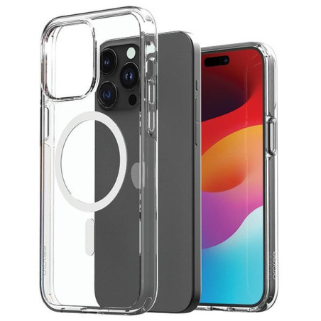 Etui Araree Duple M Armor MagSafe do iPhone 15 Pro Max przeźroczyste