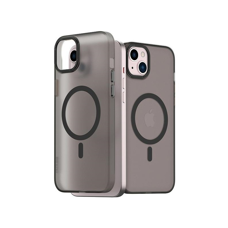 etui Araree Aero Frame do iPhone 15 Plus, przeźroczysty-czarne0D