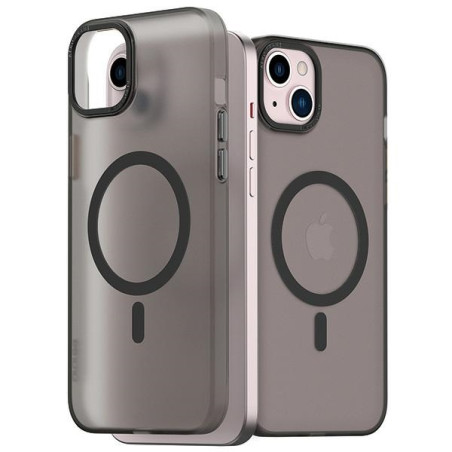 etui Araree Aero Frame do iPhone 15 Plus, przeźroczysty-czarne0D