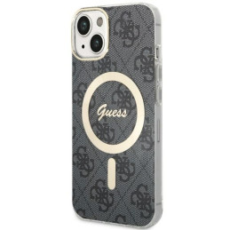 Etui Guess  4G MagSafe do iPhone 14 Plus czarne