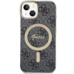 Etui Guess  4G MagSafe do iPhone 14 Plus czarne