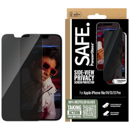 Szkło prywatyzujące SAFE by PanzerGlass Ultra-Wide Fit do iPhone 16e/14/13/13 Pro