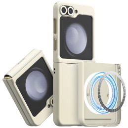 Etui Araree Aero Flex M MagSafe do Galaxy Z Flip6 / Z Flip7 FE kremowy