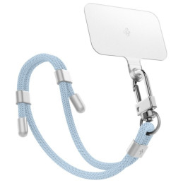 Smycz, sznurek do telefonu + na nadgarstek Spigen Crossbody Strap + Wrist Strap + ConTag, niebieska