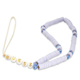 Zawieszka brelok Guess Phone Strap na telefon, lilak/lilac
