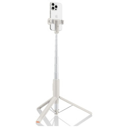 Uniwersalny Kijek Selfie Stick TRIPOD Pilot S541W Bluetooth, beżowy