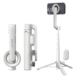 Uchwyt selfie stick kijek tripod, Araree AR60-01727B, statyw do MagSafe Bluetooth biały