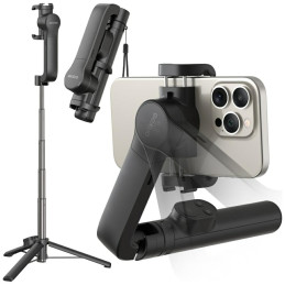 Statyw Araree selfie stick na telefon, Gimbal 1X, kijek 360, na telefon, pilot, czarny 