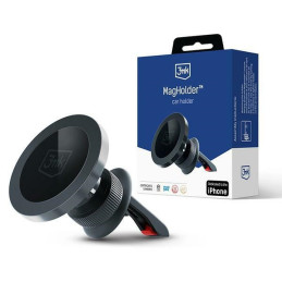 Uchwyt do samochodu na telefon z magnesem 3mk MagHolder MagSafe do iPhone, czarny