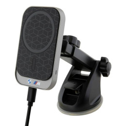 Uchwyt indukcyjny BMW MagSafe M Edition 15W do szyby/do kratki, czarne
