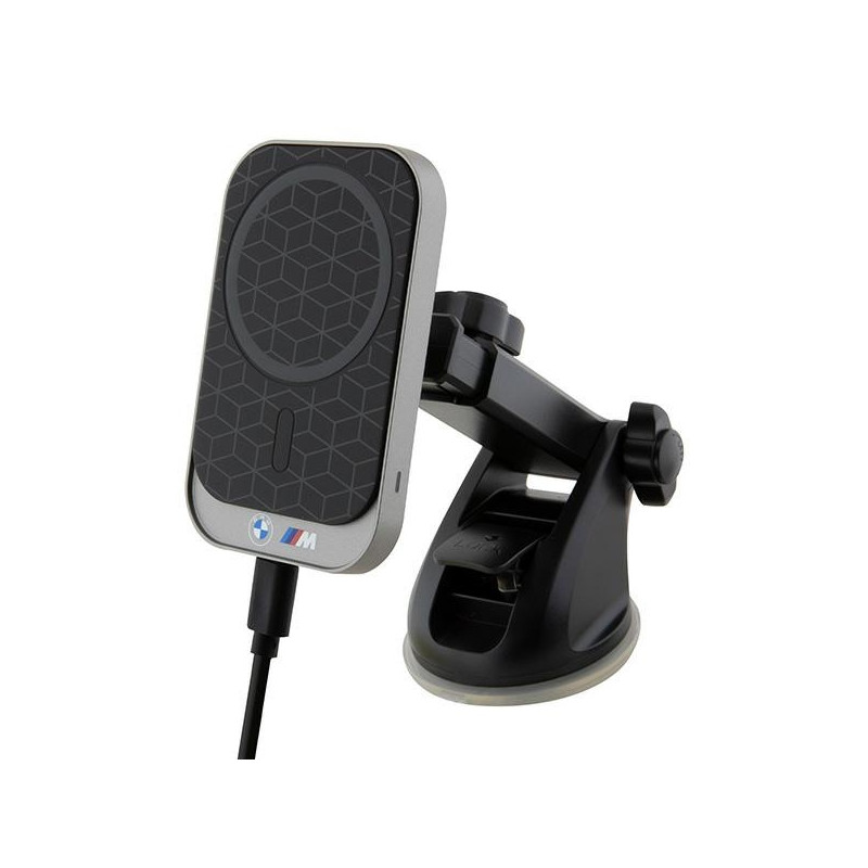 Uchwyt indukcyjny BMW MagSafe M Edition 15W do szyby/do kratki, czarne