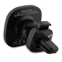 Ferrari uchwyt indukcyjny 15W FECHMGLK do kratki czarny/black MagSafe